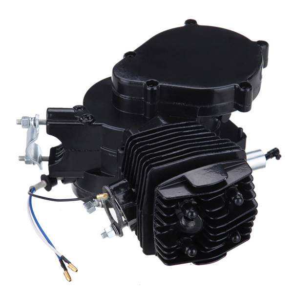 Black 50cc 2-Stroke Petrol Gas Engine Motor Only for Motorized Bicycle Bike