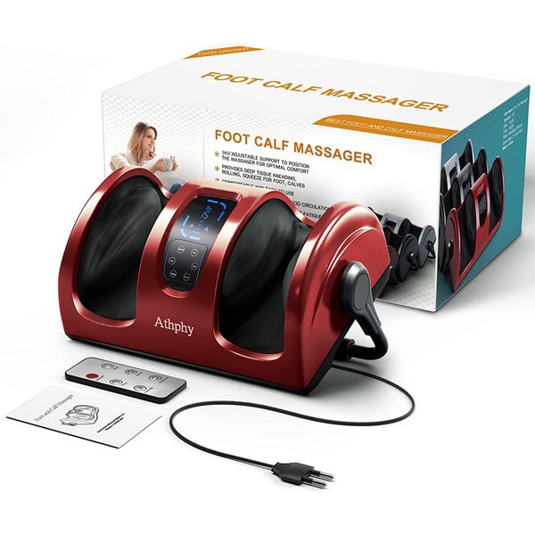 Foot Massager with Heat & Remote 5-in-1 Reflexology System