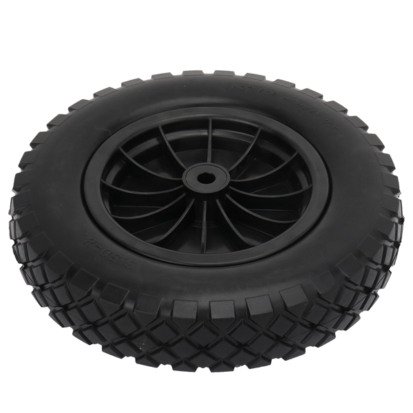 14.2" Tool Car PU Solid Foaming Wheel Black