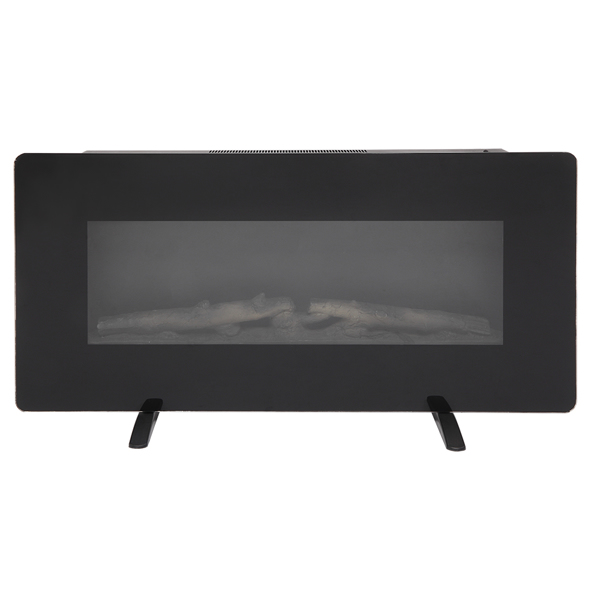 ZOKOP SF311-36 36 Inch 1400W Wall Hanging / Fireplace Single Color / Fake Wood / Heating Wire / With Small Remote Control Black