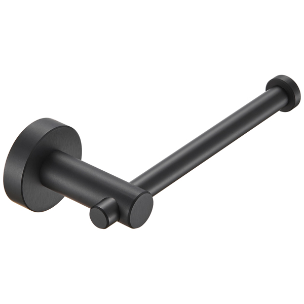 Toilet Paper Holder Matte Black Thicken Space Aluminum Toilet Roll Holder for Bathroom, Kitchen, Washroom Wall Mount [Unable to ship on weekends, please place orders with caution]