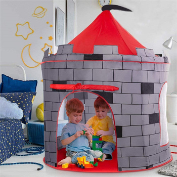 Kid Play Tent, Portable Kids Castle Tent Princess Castle for Indoor and Outdoor Games