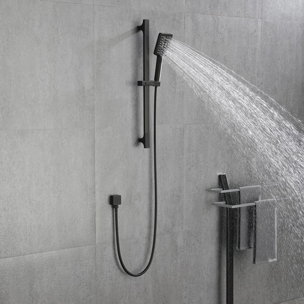 Eco-Performance Handheld Shower with 26-Inch Slide Bar and 59-Inch Hose