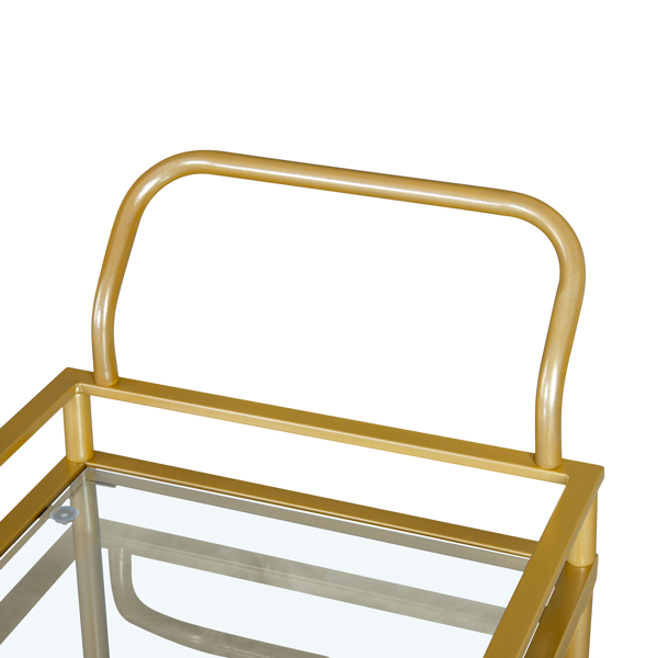 Gold Bar Cart, Home Bar Serving Cart ,Coffee Bar Cart,Kitchen cart,Bar Carts for The Home