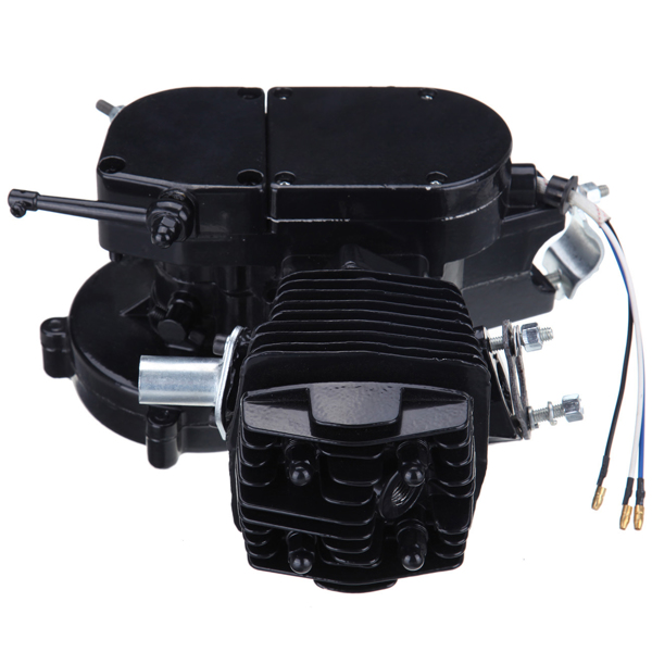 Black 50cc 2-Stroke Petrol Gas Engine Motor Only for Motorized Bicycle Bike