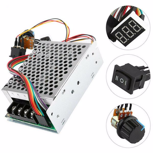 10-55V 60A 5000W Reversible DC Motor Speed Controller PWM Control Soft Start