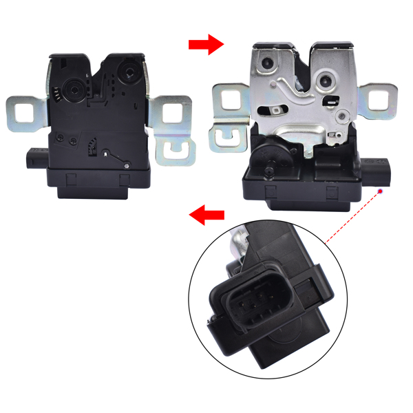 Hatch Trunk Lid Latch for 2002-2006 Mini Cooper Hatchback Base and S R50 R53