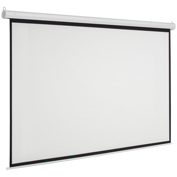 92\\" 16:9 80\\" x 45\\" Viewing Area Motorized Projector Screen with Remote Control Matte White