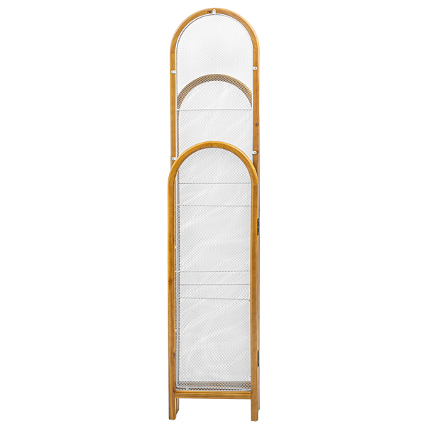 Porch Wide Partition Foldable Panel Wall Divider, Wooden Screen for Bedroom Privacy Screens