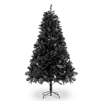 7ft 1800 Branch PVC Branch Iron Bracket Christmas Tree Black