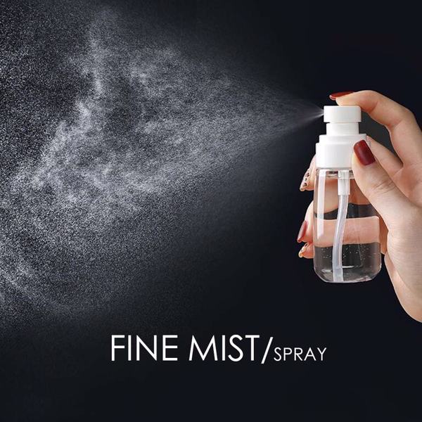 10pcs Travel Transparent Plastic Perfume Atomizer Empty Misty Spray Bottle 100ml