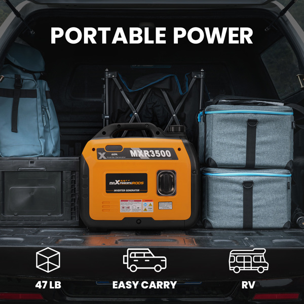 3.5KW Super Quiet Compact Portable Suitcase Inverter Generator Lightweight
