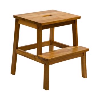 Rectangular two-step stool