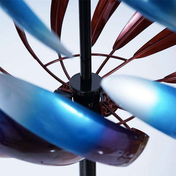 Multicolored Split Sphere Wind Spinner