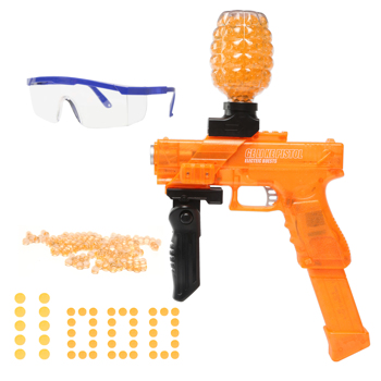 Splatter Ball Gun Gel Ball Blaster Electric Toy Guns,Kid Electric Toy Guns with 11000 Non-Toxic,Eco-Friendly,Biodegradable Gellets,Kid Outdoor Yard Activities Shooting Game 
