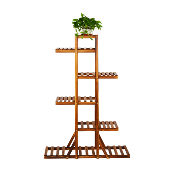 6 Tier Corner Wooden Plant Stand Ladder Flower pot Display Rack Shelf Holder