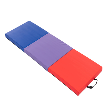 【This product does not support return, please do not purchase return guarantee service】Better 3 Section Gymnastic Mat,Yogo Mat,Exercise Mat,PU Cover,Dimension is 180*60*5cm,Home Use,Man and Woman
