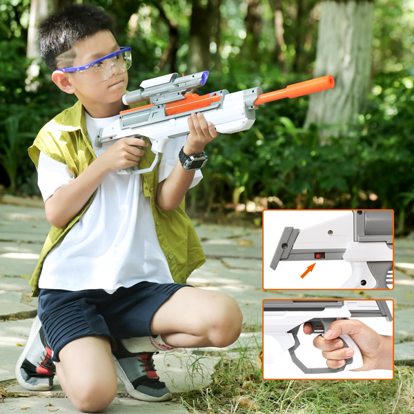 Splatter Ball Gun Gel Ball Blaster Electric Space Series Toy Guns,with 30000 Non-Toxic,Eco-Friendly,Biodegradable Gellets,Outdoor Yard Activities Shooting Game (Space Toy)