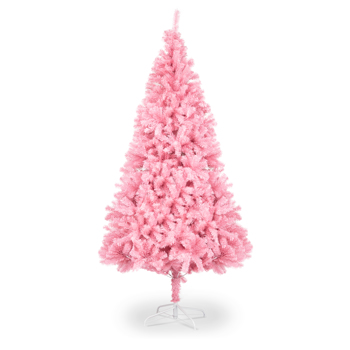6ft 1600 Branch PVC Branch Iron Bracket Christmas Tree Pink
