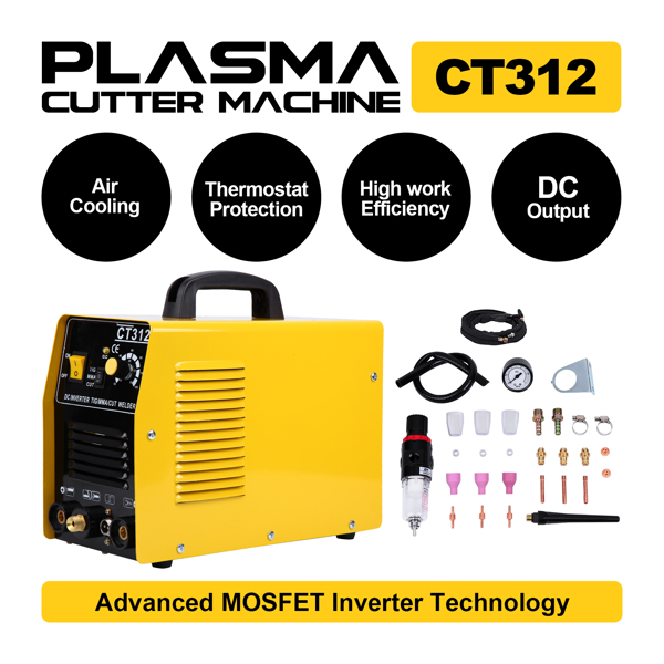  Multifunktionale 220V 3 in 1 MMA/TIG/CUT Luft Plasma Cutter Inverter Schweißgerät Schweißmaschine