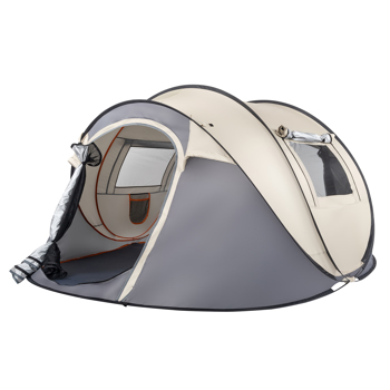 Camping Tent, 4 Person Pop Up,Easy Setup For Camping/Hiking/Fishing/Beach/Outdoor,Etc