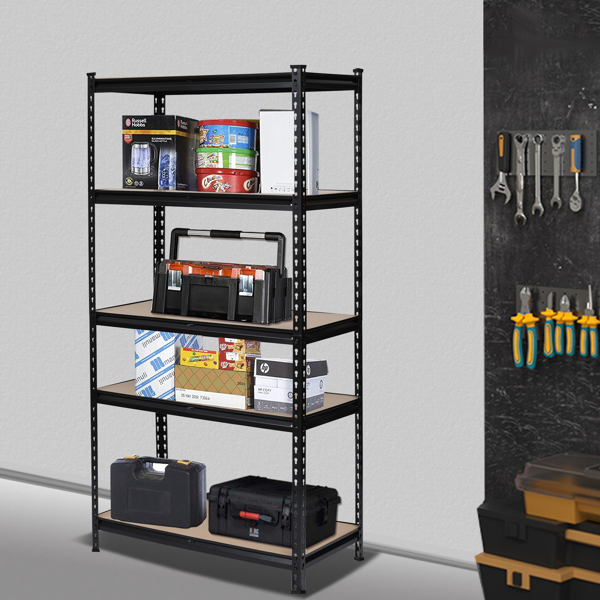 Heavy Duty Metal Garage Shelving Unit Shed Storage Shelves Boltless Shelf Rack