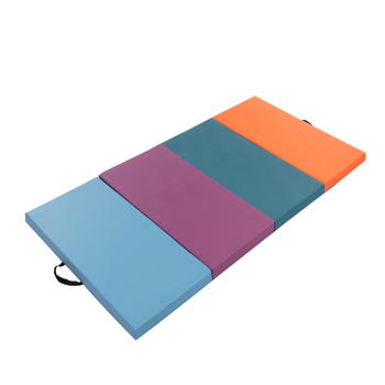 【This product does not support return, please do not purchase return guarantee service】Better 4 Section Mix Color Gymnastic Mat,Yogo Mat,Exercise Mat,PU Cover,Home Use,Man and Woman