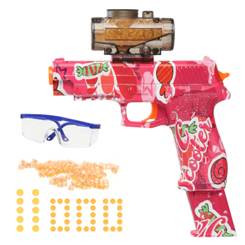 Electric Gel Ball Blaster Toy Guns,Full Auto Splatter Ball Blasters with 11000 Water Bead Rechargeable Battery Powered, Shoot Up to 65 Ft, Gel Ball Blaster for Boys & Girls