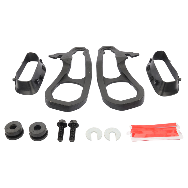 Fits 2019-2021 Ram 1500 DT Front Tow Hooks Left & Right with Hardware Black