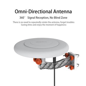TA-A1 150 Miles TV Antenna Indoor Outdoor Omni-directional 360 Degree Reception(Do Not Sell on Amazon)