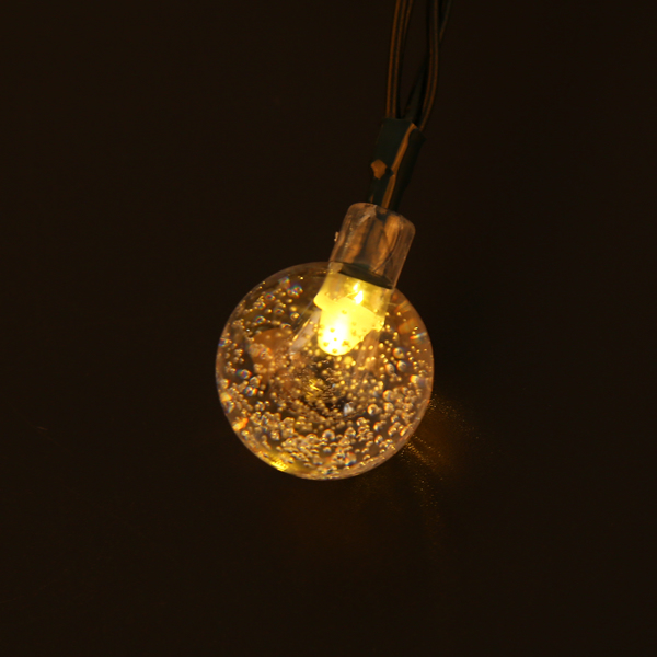 Solar Garden Lights 30 LED Bulb Ball String Light Outdoor Fairy Lamp Warm White