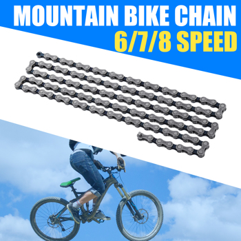 6/7/8 Speed Bicycle Chain Universial Road Mountain Shinamo 116L MTB Bike Chain