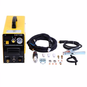 DC Inverter 50A Air Inverter Plasma Cutter Automatic Dual Voltage 110/220VAC 1/2\\" Clean Cut with Digital LED Display (CUT 50) Portable 