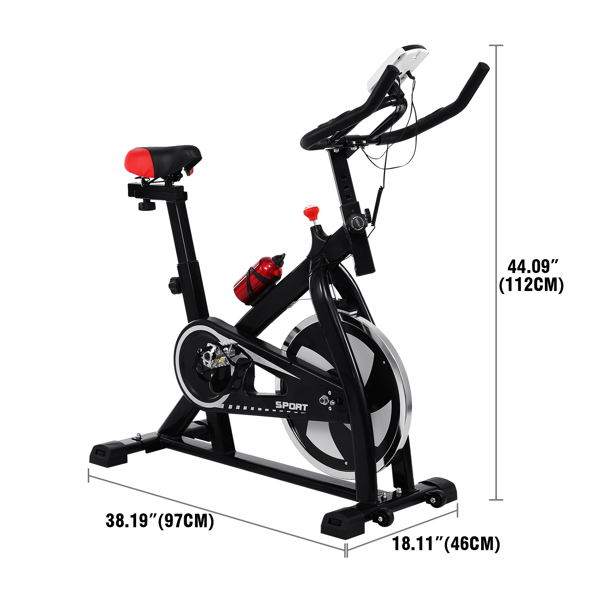 Stationary Exercise Bike Bicycle Apartment Spinning Bike Gym Fitness Equipment for Home Trainer 