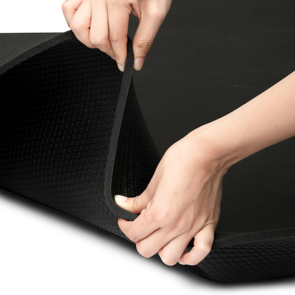 PVC 5*7ft Non-Slip And Moisture-Proof Environmental Protection Fitness Mat Black