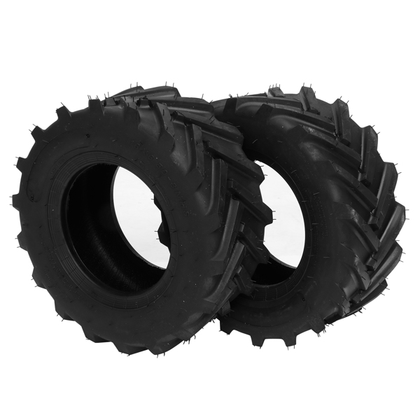 2 PCS Super Lug Tractor Tire -16x6.50-8, 4PR, Tubeless