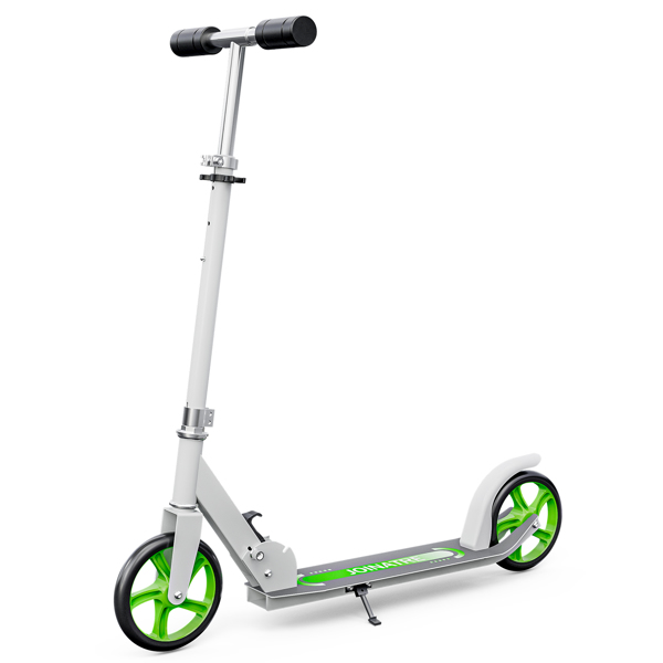 Scooter 200mm large wheels lightweight foldable teen adult scooter white