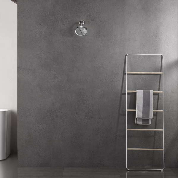 6喷头设置高压淋浴喷头5“雨水固定式淋浴喷头-镀铬可调节淋浴喷头，带防堵塞喷嘴，低流量易于安装【周末不发货，TK/TEMU订单仅支持自提】-3