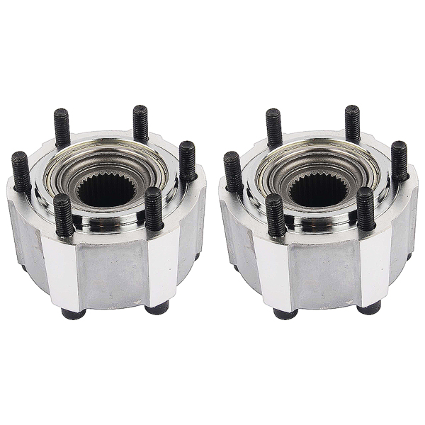 2pcs Manual Locking Hubs -28 Spline for Nissan D21 Frontier Pathfinder Pickup Titan Xterra 40250-2S610, 402502S610, 40250 2S610