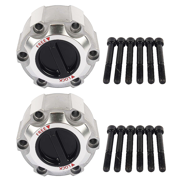 2pcs Manual Locking Hubs -28 Spline for Nissan D21 Frontier Pathfinder Pickup Titan Xterra 40250-2S610, 402502S610, 40250 2S610