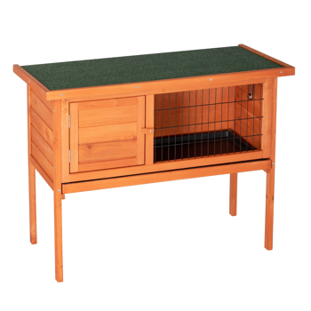 36\\" Single Deck Waterproof Wooden Chicken Coop Hen House Pet Animal Poultry Cage Rabbit Hutch Natura