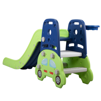 Multi functional slide car model - blue-green