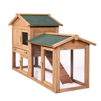  61\\" Wooden Chicken Coop Hen House Rabbit Wood Hutch Poultry Cage Habitat 