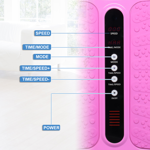 110V Household LCD Screen With Bluetooth Fat Rejection Machine Pink
