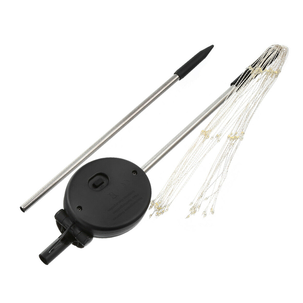 太阳能草坪烟花灯防水装饰地插灯 8模式 彩色 4pcs(周末不发货)（tk,temu下自提）-4