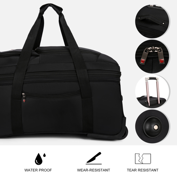 Expandable Garment Duffel Bag for Dancer Waterproof Duffle Bag with Wheel
