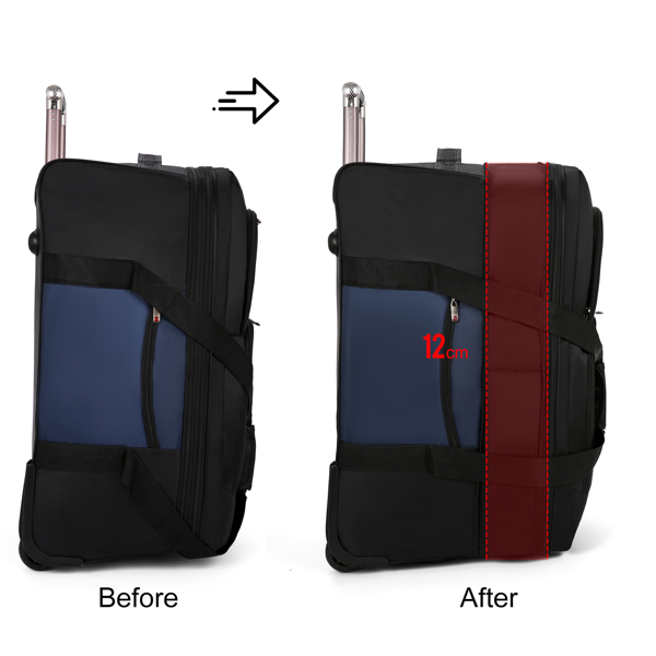 Expandable Garment Duffel Bag for Dancer Waterproof Duffle Bag with Wheel Blue