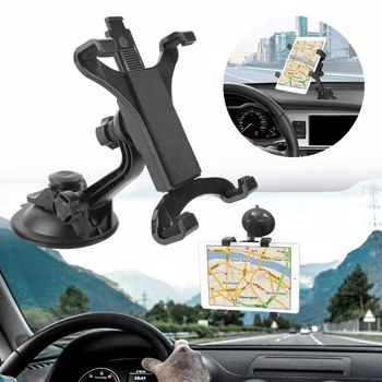 360° Rotating Car Mount Holder Stand Windshield Dashboard For 7-10 inch Tablet