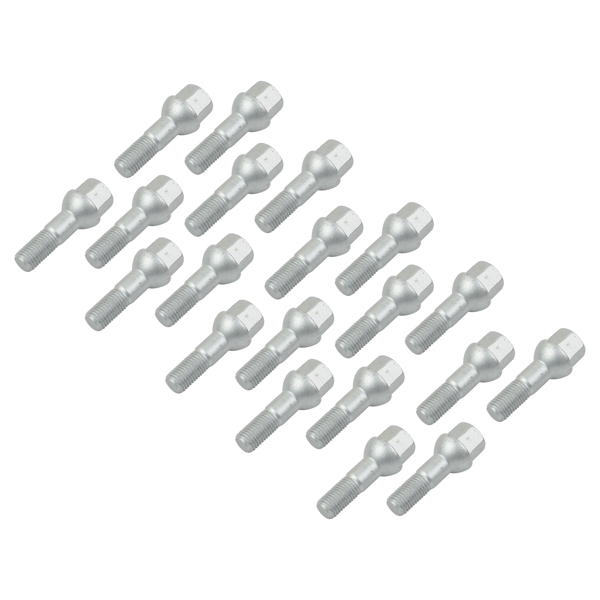 螺栓 20Pcs Wheel Lug Bolts Nuts M12 x 1.5 For Mercedes-Benz W202 W203 CL203 W124 W210 R170 R171 A1244000170 A2034010270-2