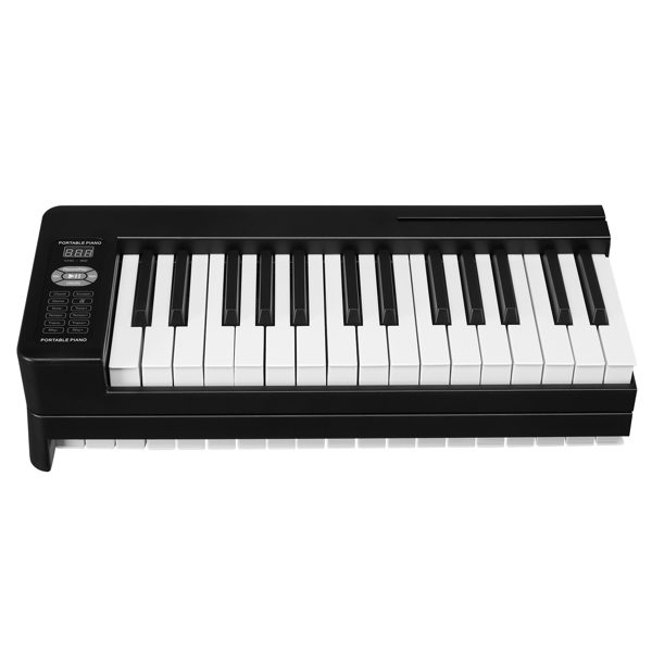 61 Key Semi-weighited Keys Foldable Electic Digital Piano Support USB/MIDI with Bluetooth，Built-in Double Speakers，Sustain Pedal for Beginner，Kids，Adult